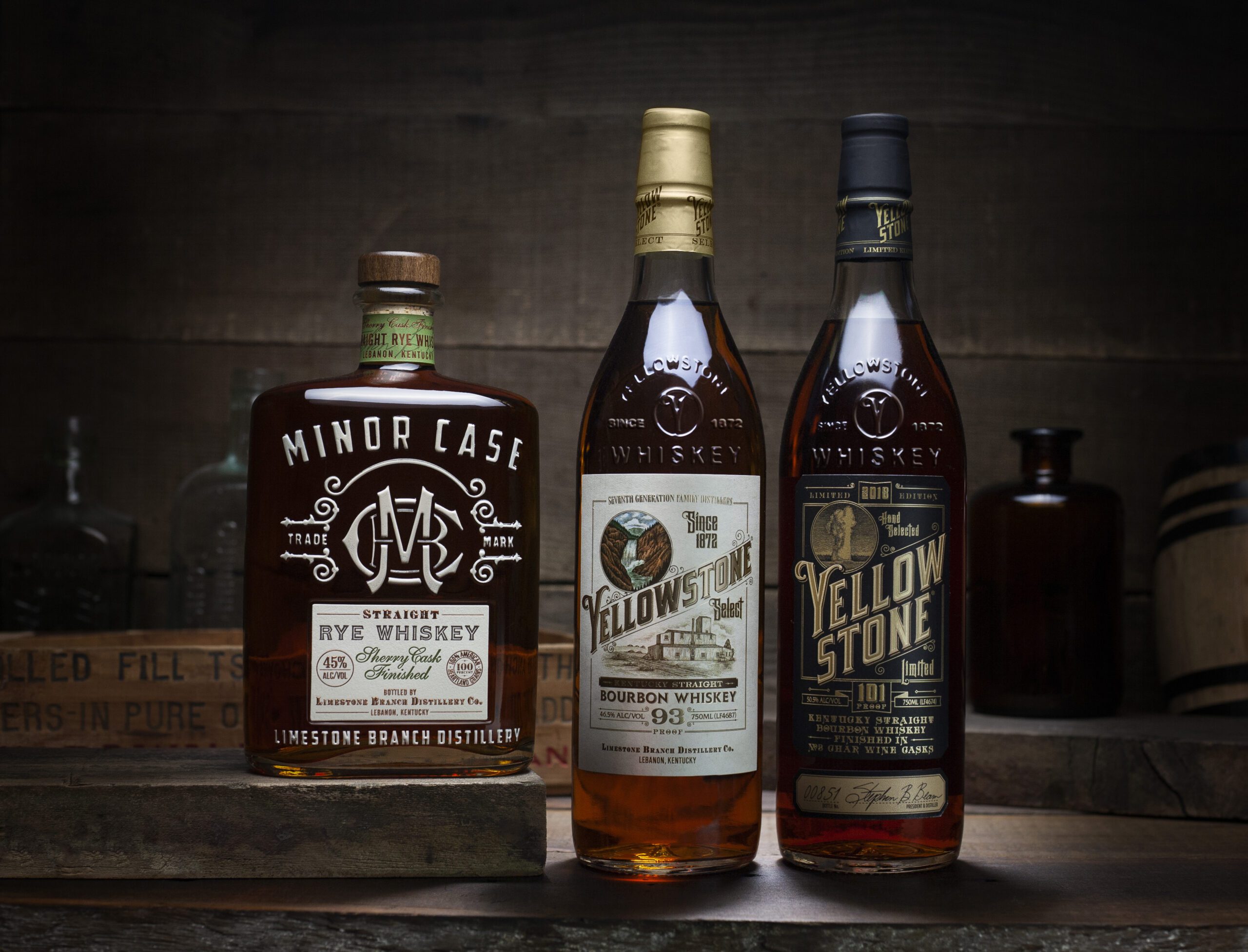 Yellowstone Bourbon Whiskey Lineup