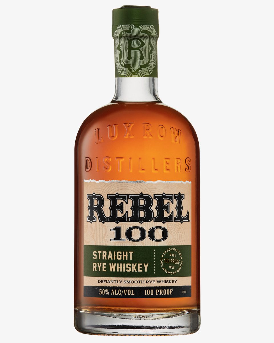 Kentucky Straight Rye Whiskey, Rye Whiskey, LuxCo, Rebel 100 Rye