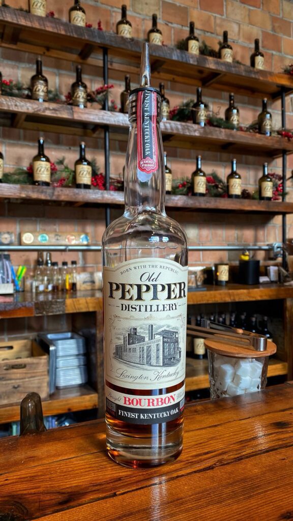 Bottle at a bar