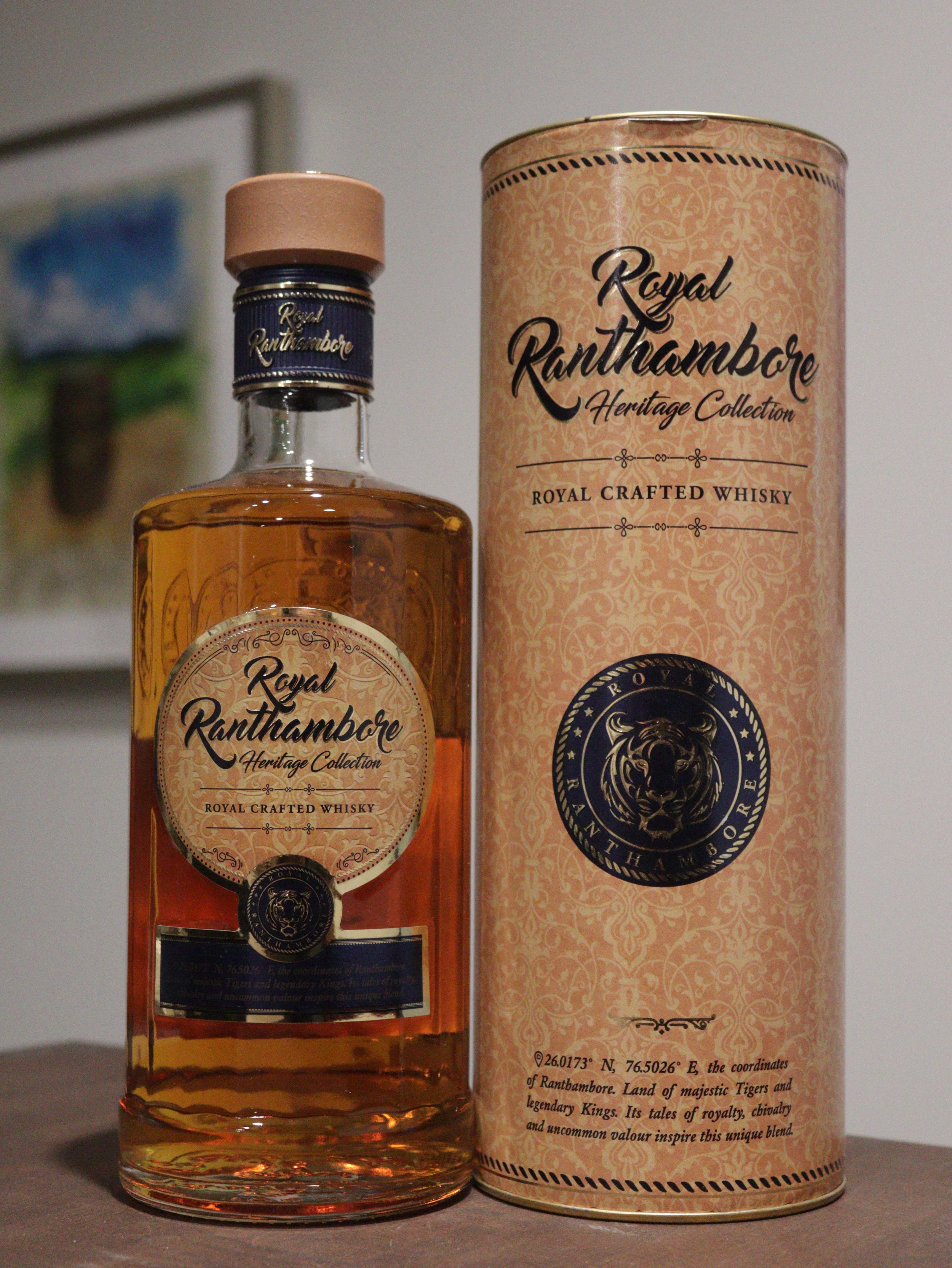 Royal Rathambore Indian Whisky 