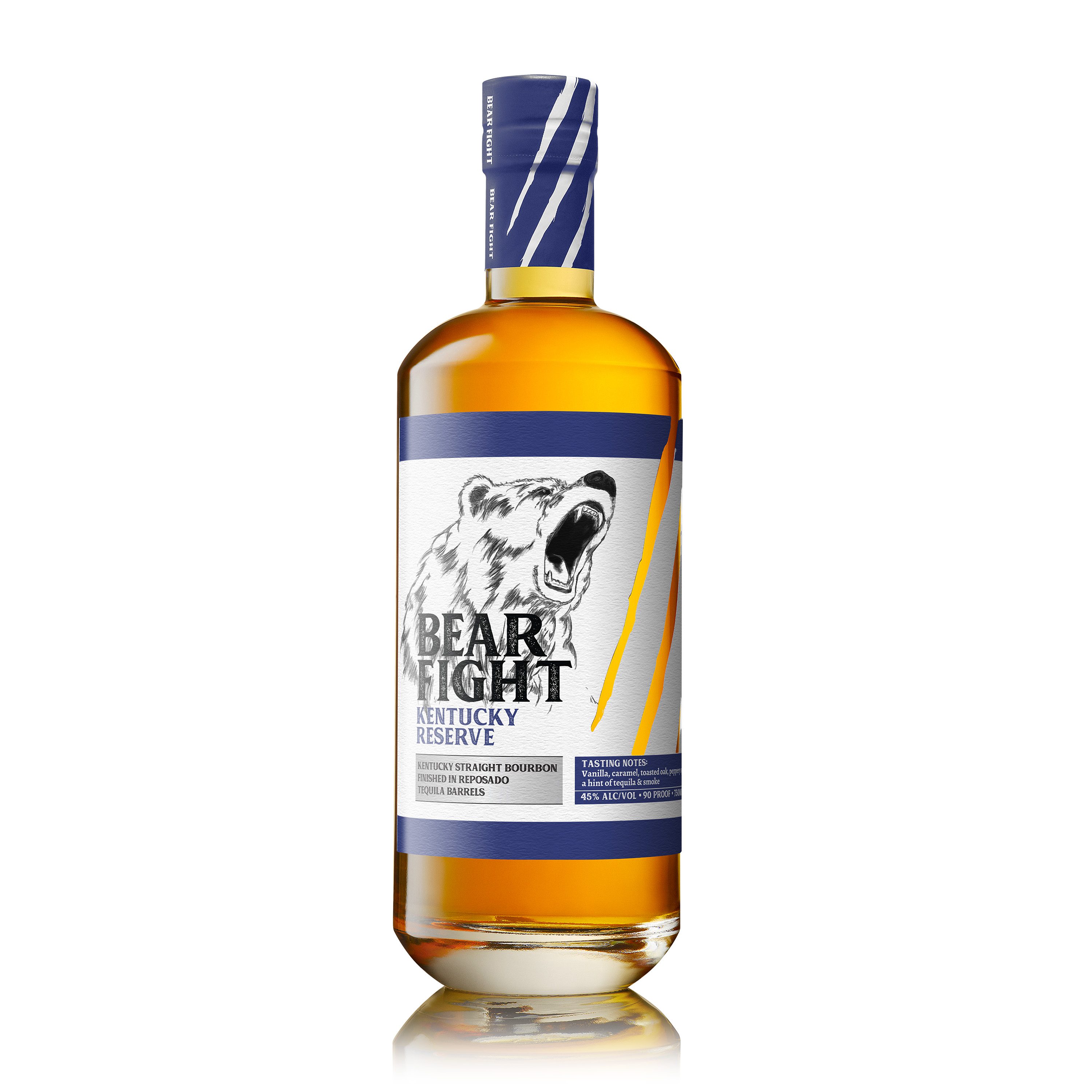 Bear Fight Kentucky Reserve launch Next Century Spirits bourbon Reposado Tequila barrel-finished whiskey Innovative bourbon release Bear Fight Whiskey new expression Zebulon, NC whiskey production Bourbon and tequila fusion Unique bourbon flavor profile Bear Fight Whiskey portfolio expansion Award-winning whiskey brand New bourbon release 2024 Premium bourbon availability Craft whiskey innovation Bear Fight Whiskey distribution Bear Fight Kentucky Reserve tasting notes
