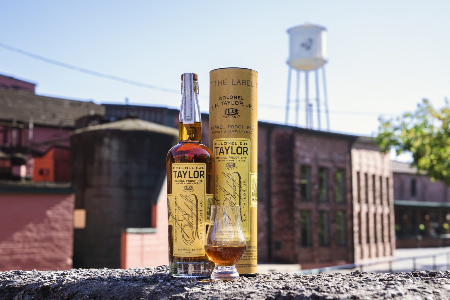 Buffalo Trace Distillery, Colonel E. H. Taylor, Jr. Barrel Proof Rye Bourbon Whiskey, limited edition release, uncut whiskey, unfiltered bourbon, 126 proof, rye recipe bourbon, E.H. Taylor Collection, Andrew Duncan, Harlen Wheatley, Kentucky distillery, bourbon enthusiasts, whiskey tasting, Bottled-in-Bond Act, American whiskey history.