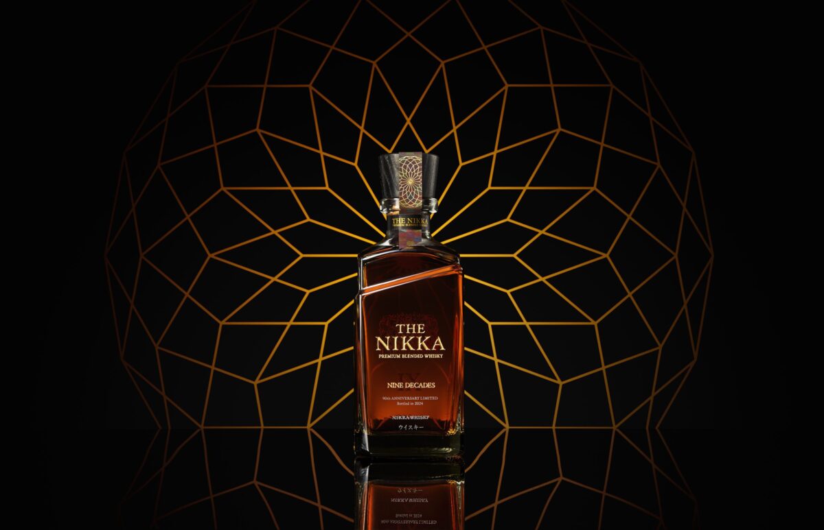 Bottle with a dark backrgound