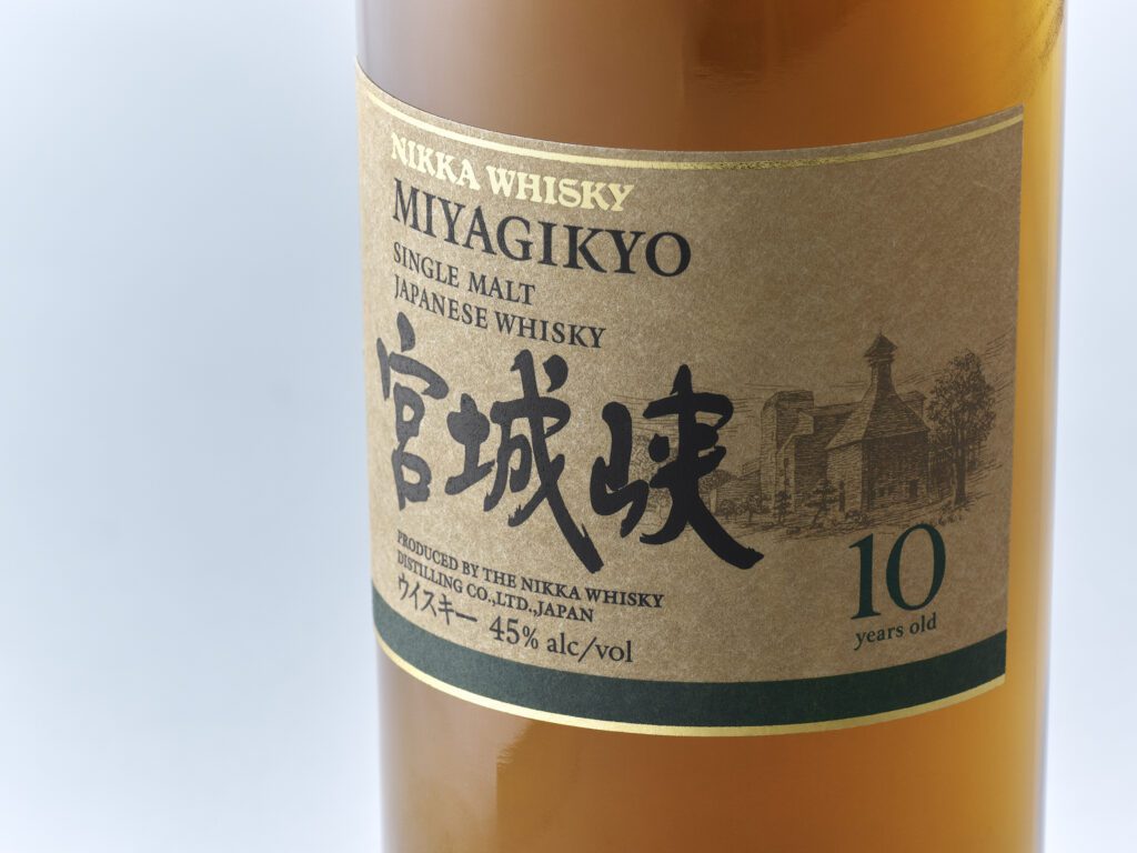 miyagikyo 10 year single malt close up