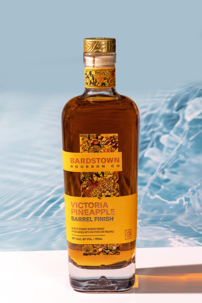 Victoria Pineapple Bardstown Bourbon Company at the pool